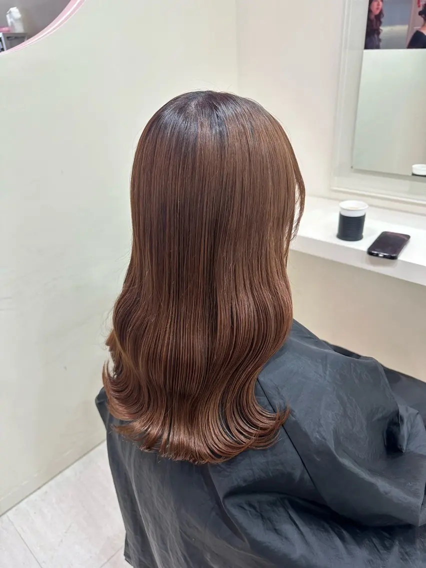 ロング カラー ヘアアレンジ 🎀 yuuka🎀のヘアスタイル