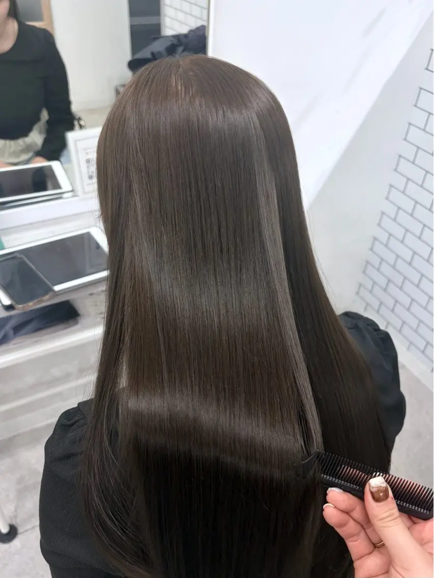 ロング カラー カット ヘアカラー うる艶レイヤー透明感 カラー/gima🌱のヘアスタイル