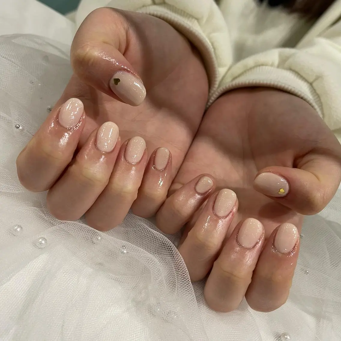 ネイル ワンカラーネイル Wish Nail 恒川のネイルデザイン