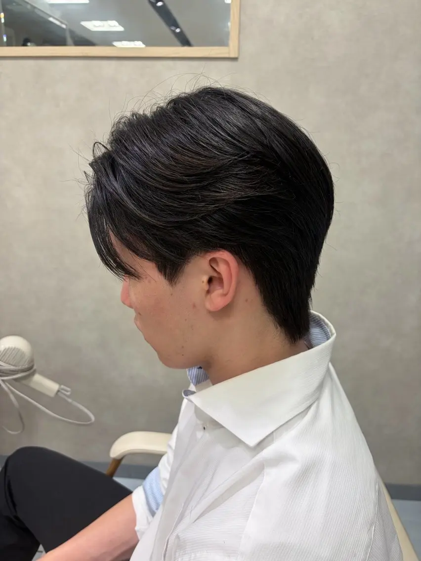 パーマ メンズ ダウンパーマ特化💎 ボブ・レイヤーりなのヘアスタイル
