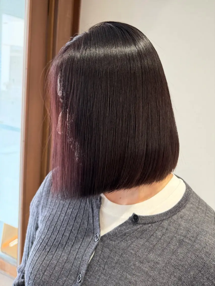 ショート 縮毛矯正 トリートメント LABO. 門屋和香那のヘアスタイル