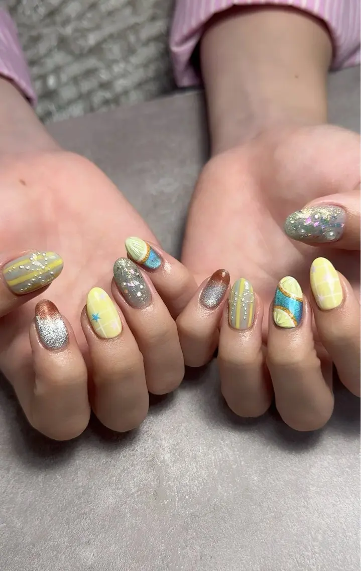 ネイル 持ち込み ハンドネイル Monica nails/福島のネイルデザイン
