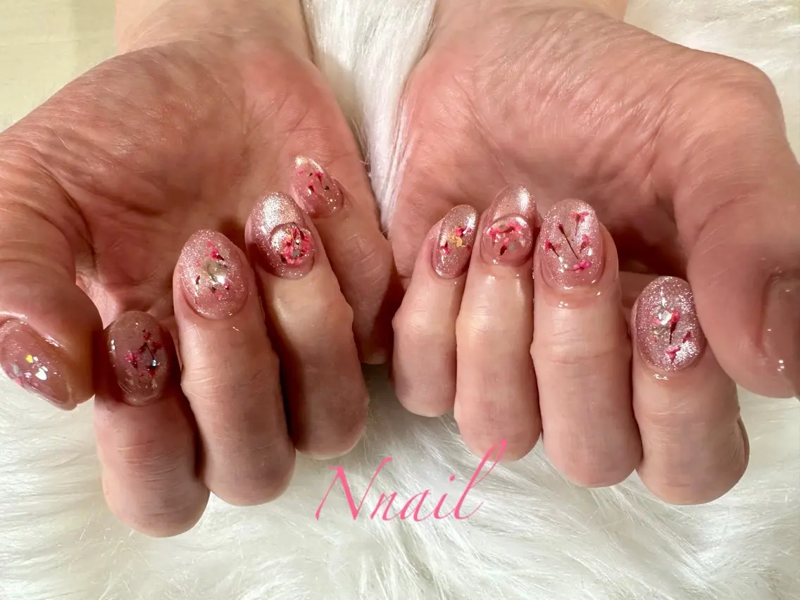 ネイル アートネイル マグネットネイル 持ち込み ハンドネイル 🌿Nnail🌿 プライベートサロンのネイルデザイン