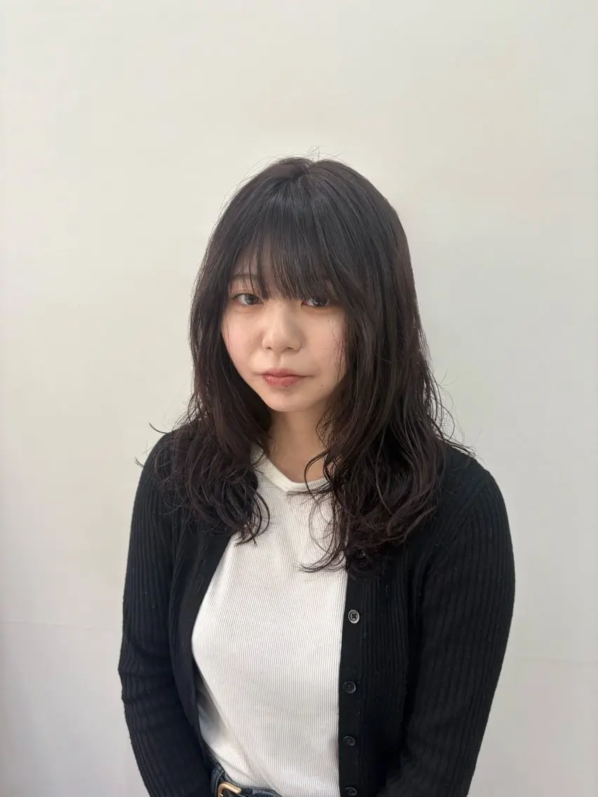 ミディアム カラー 透明感カラー momo / カラー、カットモデルのヘアスタイル