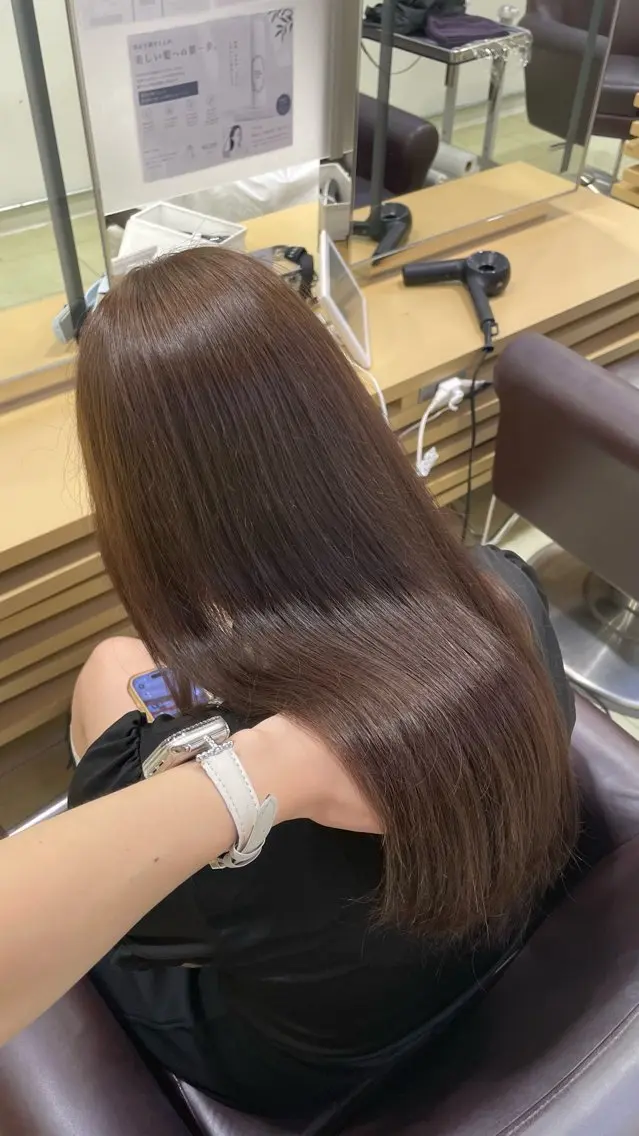 カラー ヘアカラー mira🎀 ┊︎透明感カラー🫧のヘアスタイル