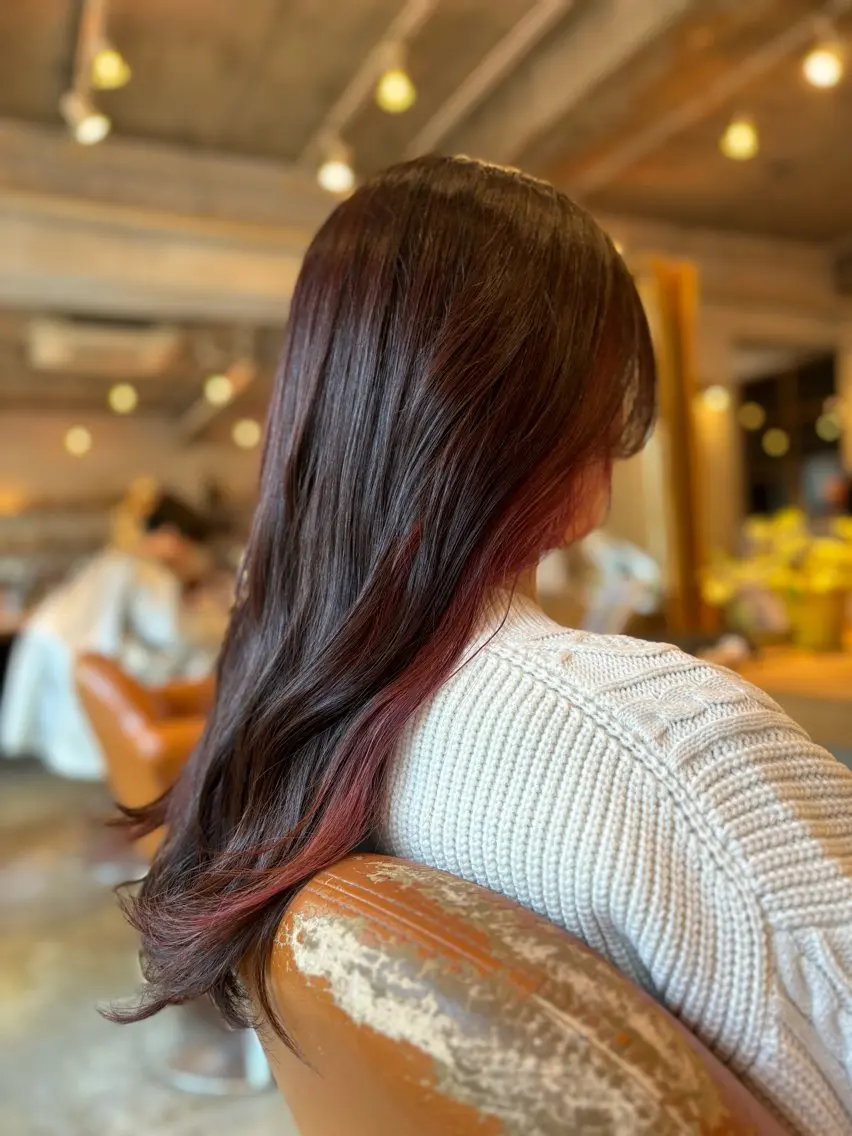 カラー 髪質改善カラー ベージュ🤎YUMEのヘアスタイル