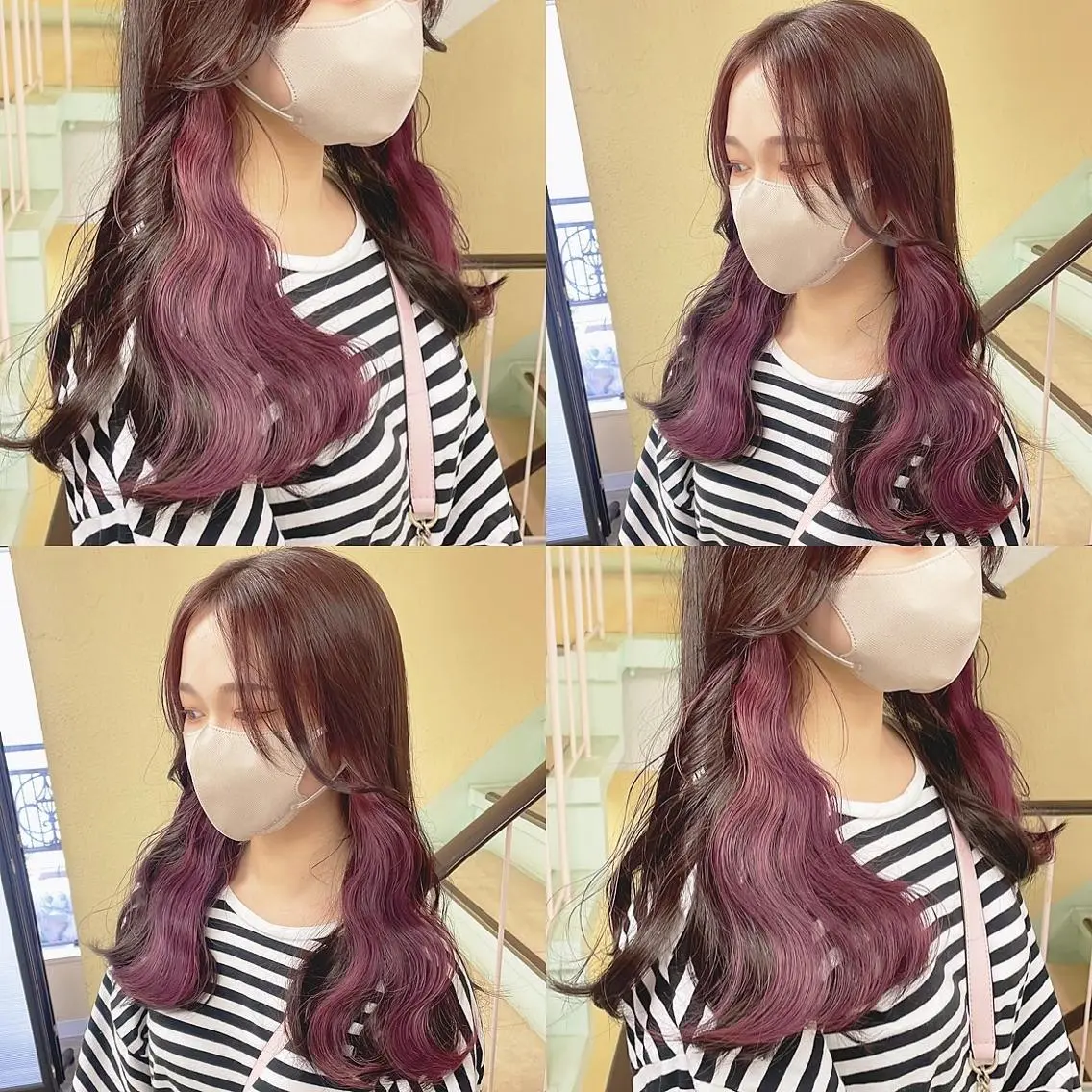 カラー ヘアカラー トリートメント 渋谷:インナーカラー ／🍒エリカ🍒のヘアスタイル