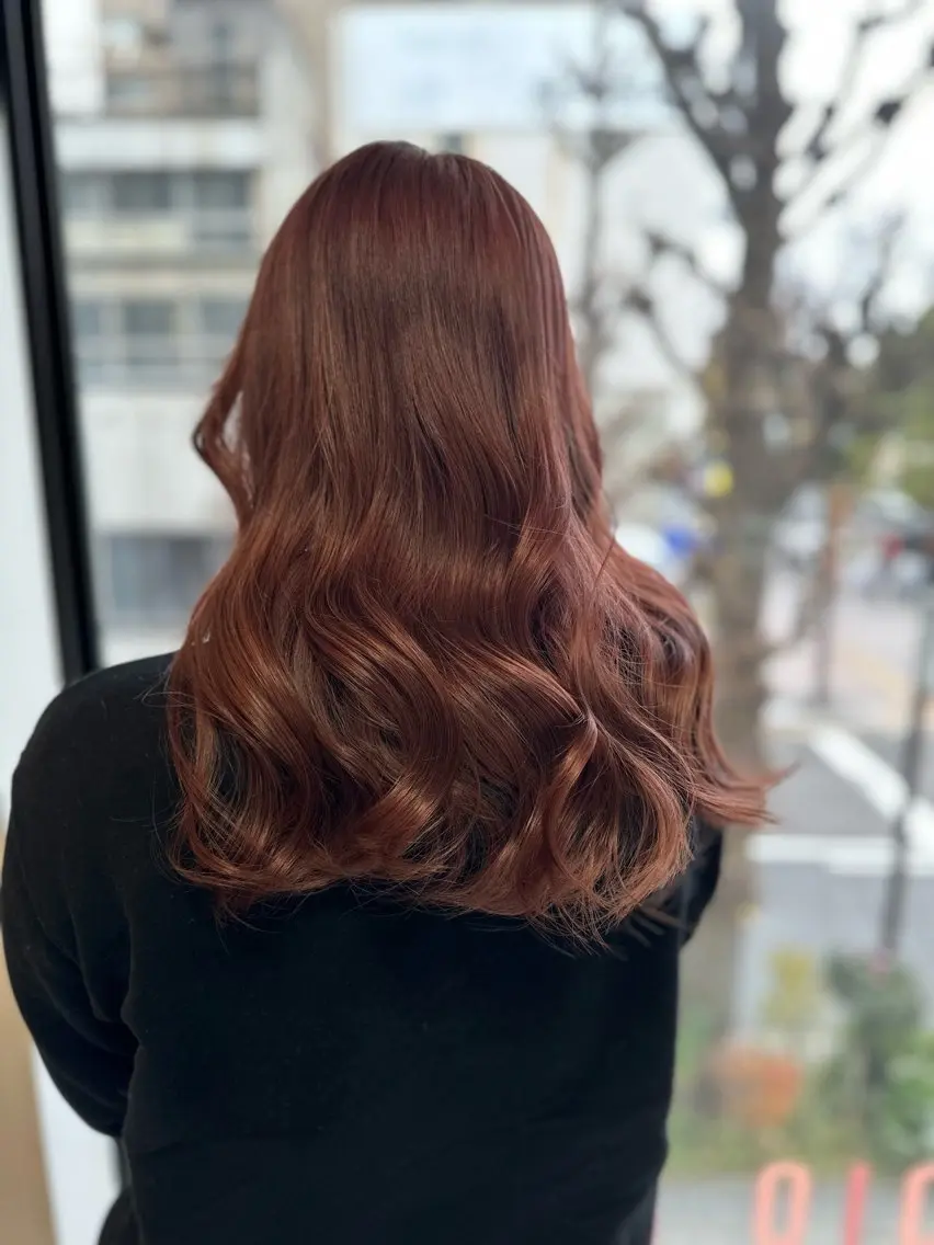 ミディアム カラー RI MA/名駅店のヘアスタイル