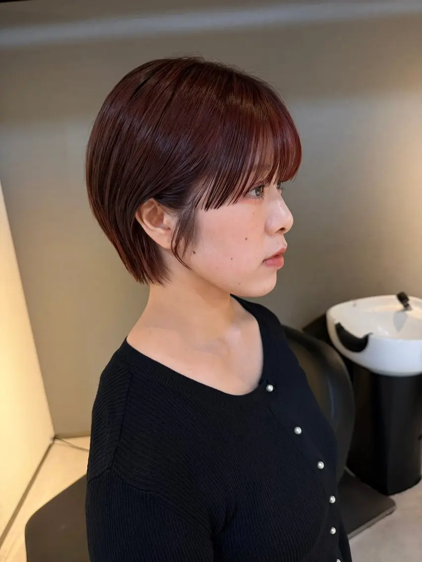 ショート ショートボブ ボブ ショートヘア 🌀 honoka🌀のヘアスタイル