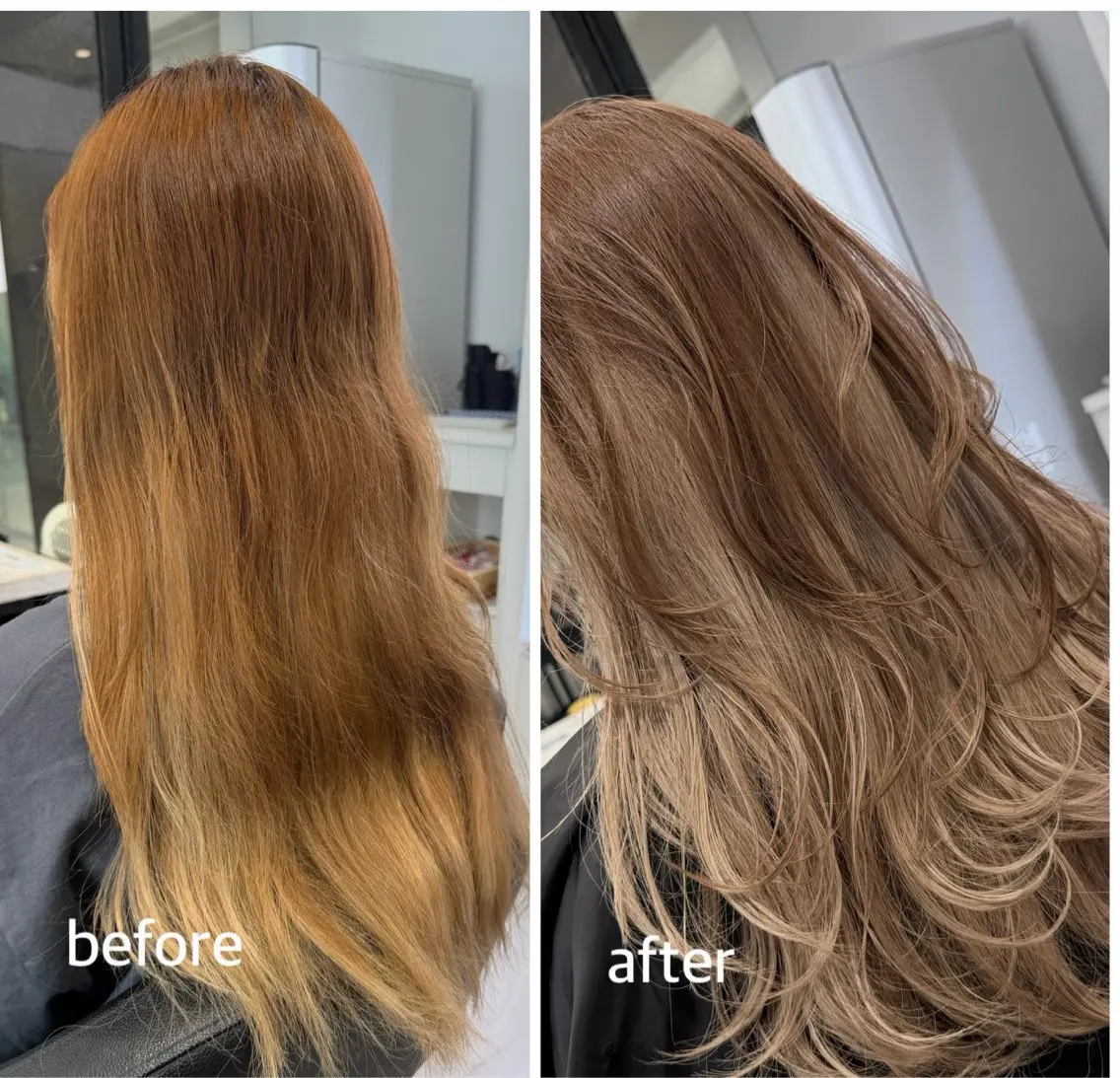 ロング カット ヘアカラー トリートメント 山田 直樹のヘアスタイル