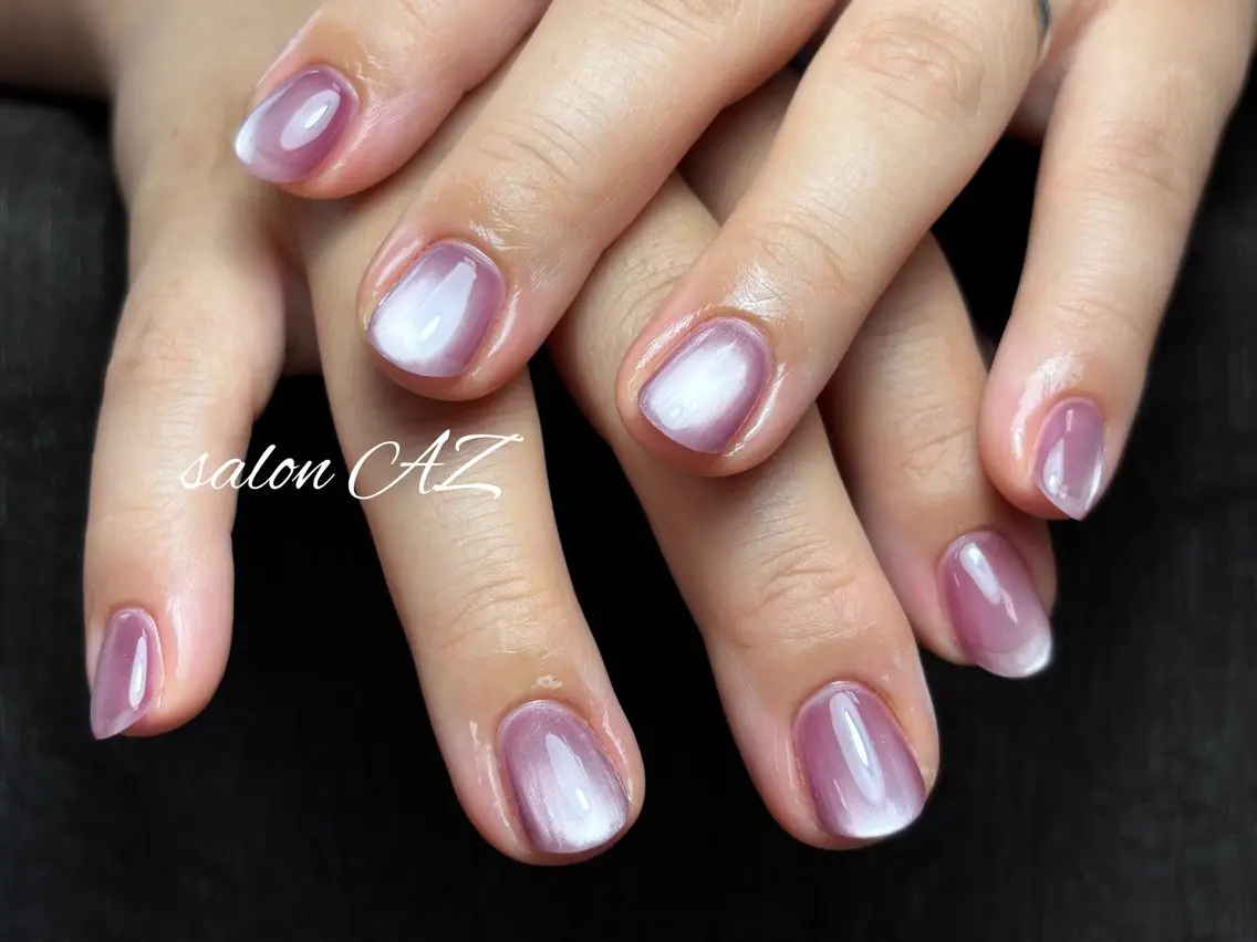 ネイル アートネイル 長さ出し フットネイル フレンチネイル ジェルネイル salon AZのネイルデザイン