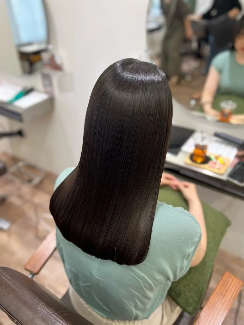 ロング 田淵 愛里のヘアスタイル