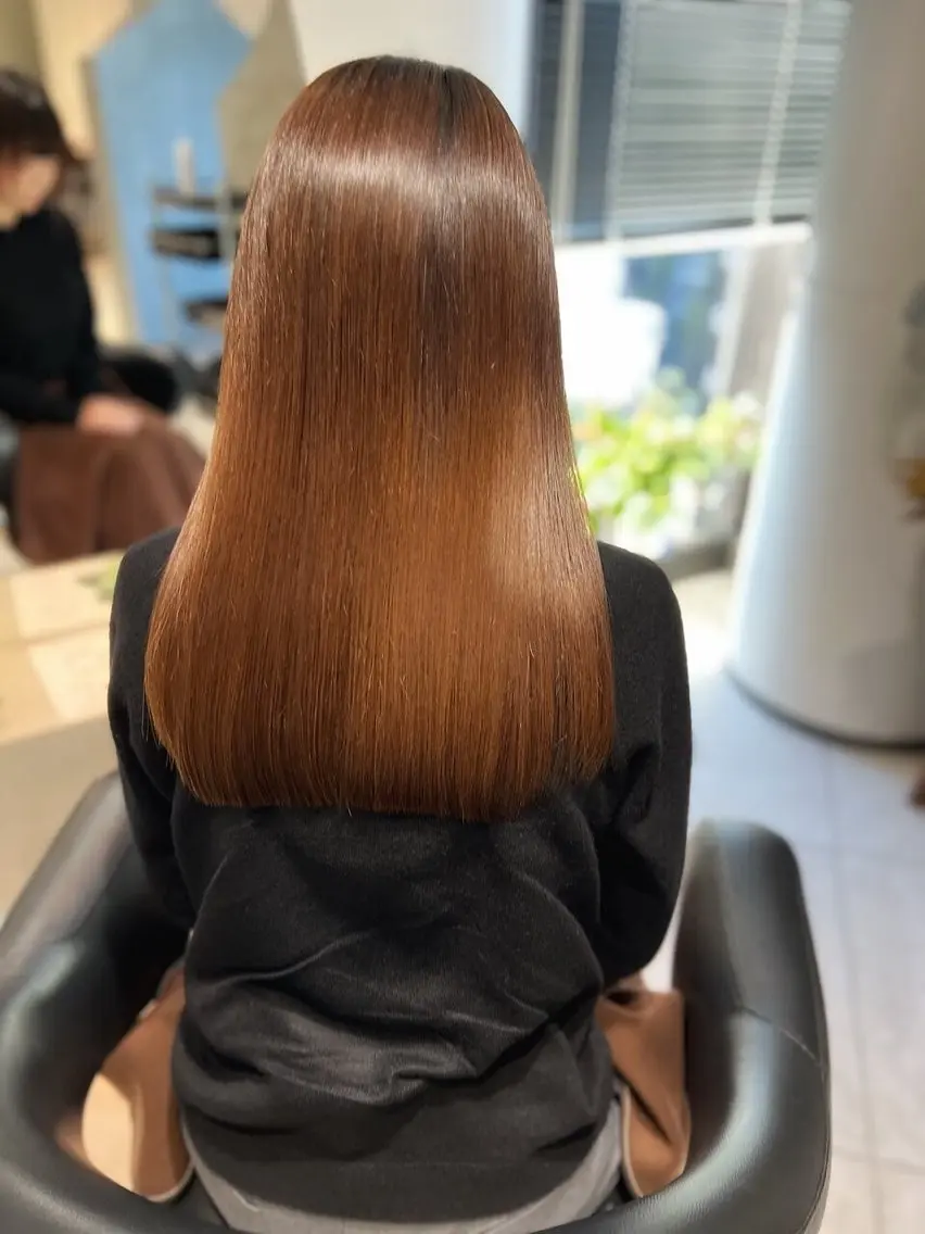 ロング パーマ 縮毛矯正 トリートメント 美髪矯正🫧艶髪特化 🫧関口太郎のヘアスタイル