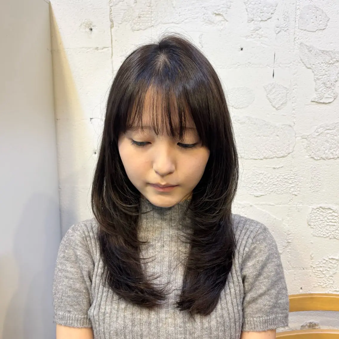 セミロング カラー カット ヘアカラー トリートメント 🔮盛れる透明感/ レイヤー🔮リオのヘアスタイル