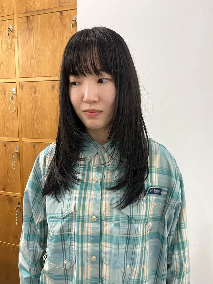 ロング riko .のヘアスタイル