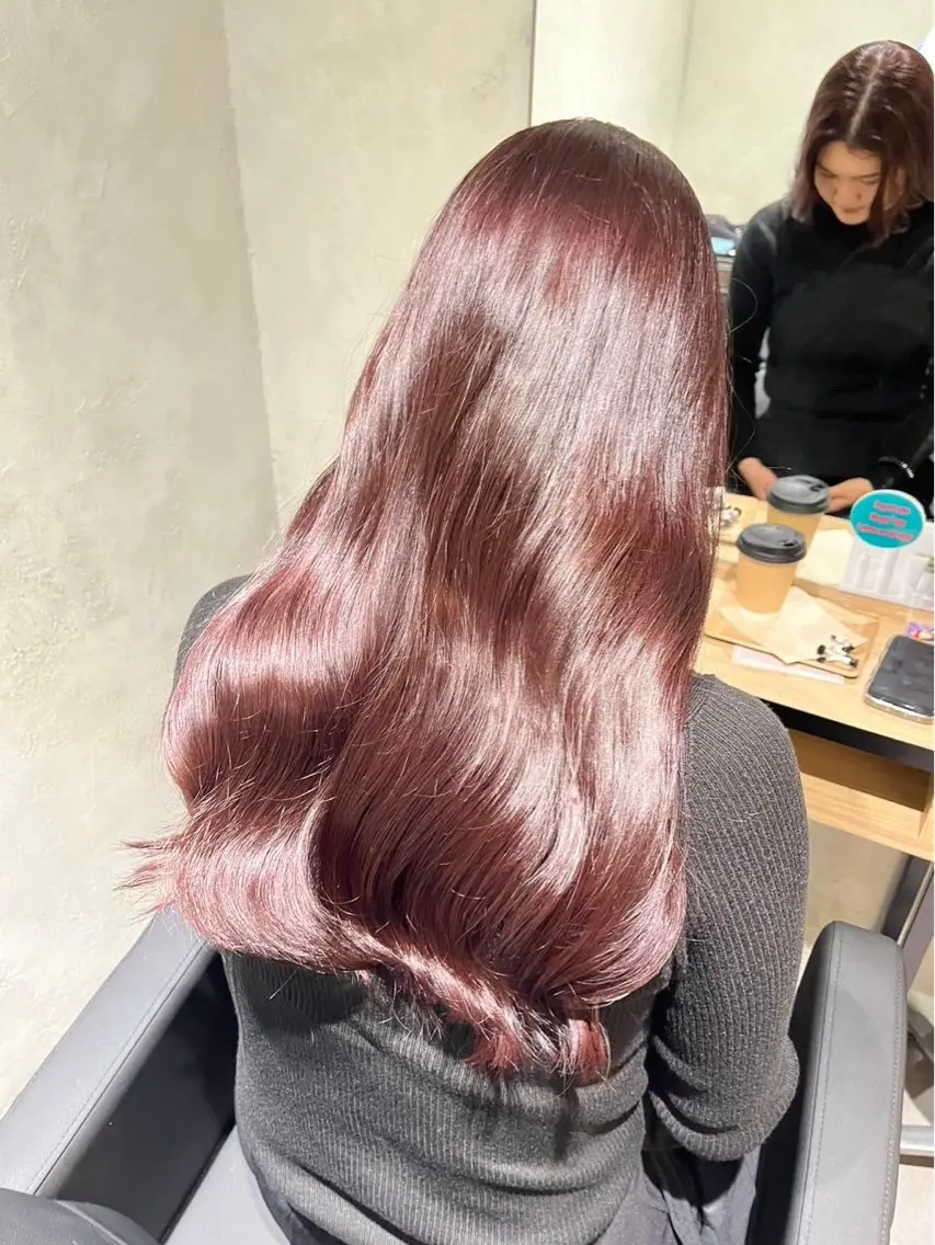 カラー ブリーチ ヘアカラー トリートメント 髪質改善サロン 梅田/ヨナミネのヘアスタイル