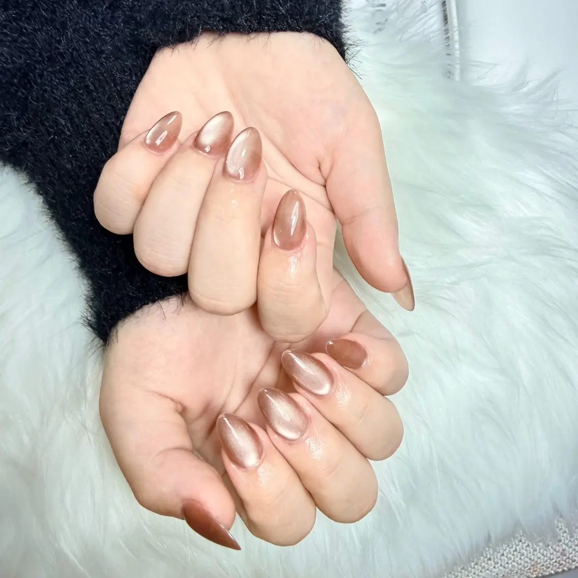 ネイル ジェルネイル ロングネイル ニュアンスネイル ワンカラーネイル シンプルネイル Kora Nailのネイルデザイン