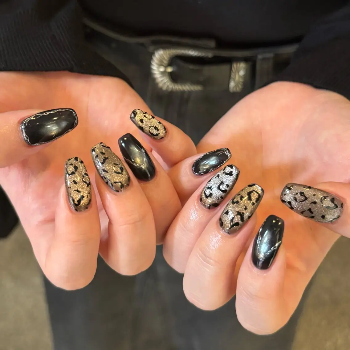 ネイル アニマル柄 ハンドネイル N° nail_ fuyukaのネイルデザイン