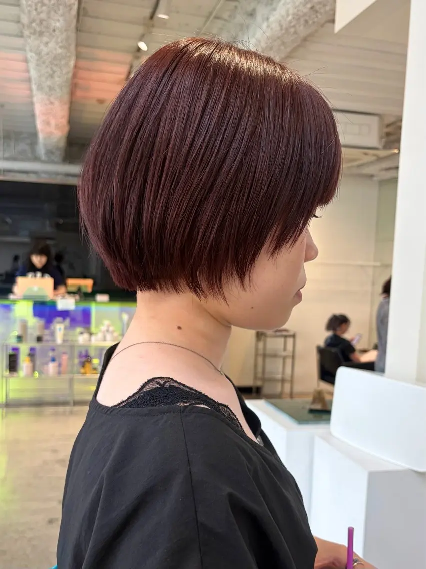 ショート ヘアカラー rimi/ショート /透明感カラーのヘアスタイル
