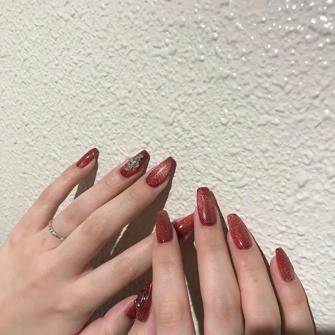 ネイル ハンドネイル パラあり！フィルイン 美フォルムのネイルデザイン