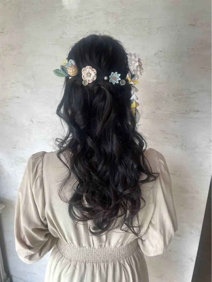 ロング ヘアアレンジ 美髪× ヘアセット✨Araiのヘアスタイル