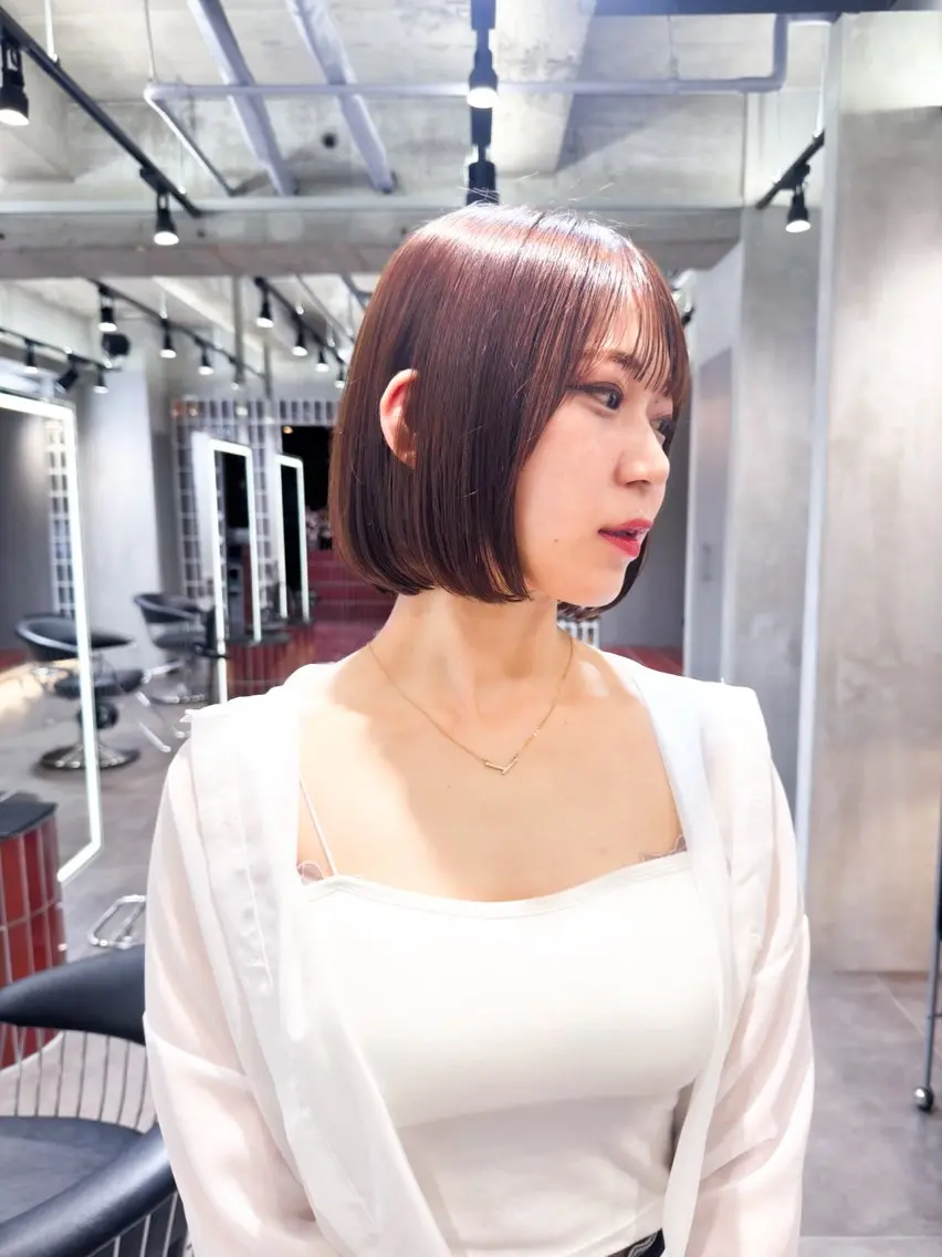 ショート ボブ カット トリートメント ヘアセット 360°キレイな ショートカットのヘアスタイル
