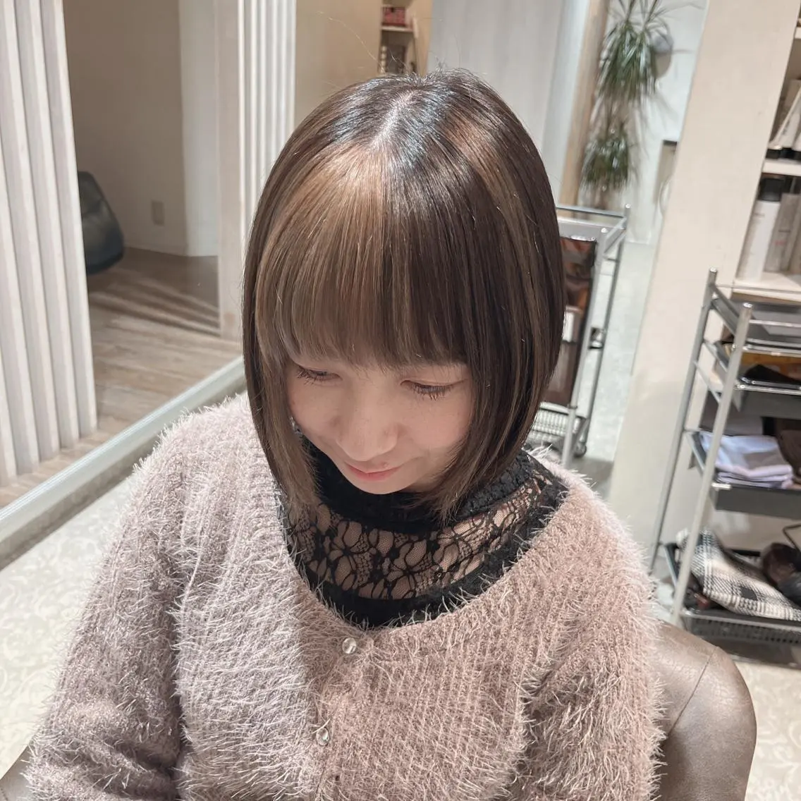 ショート カラー ブリーチ 田中 和可のヘアスタイル