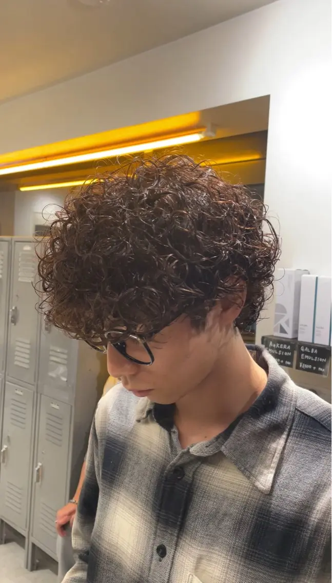 カラー パーマ メンズ カット ヘアカラー パーマ fifth 武正 琉生のヘアスタイル