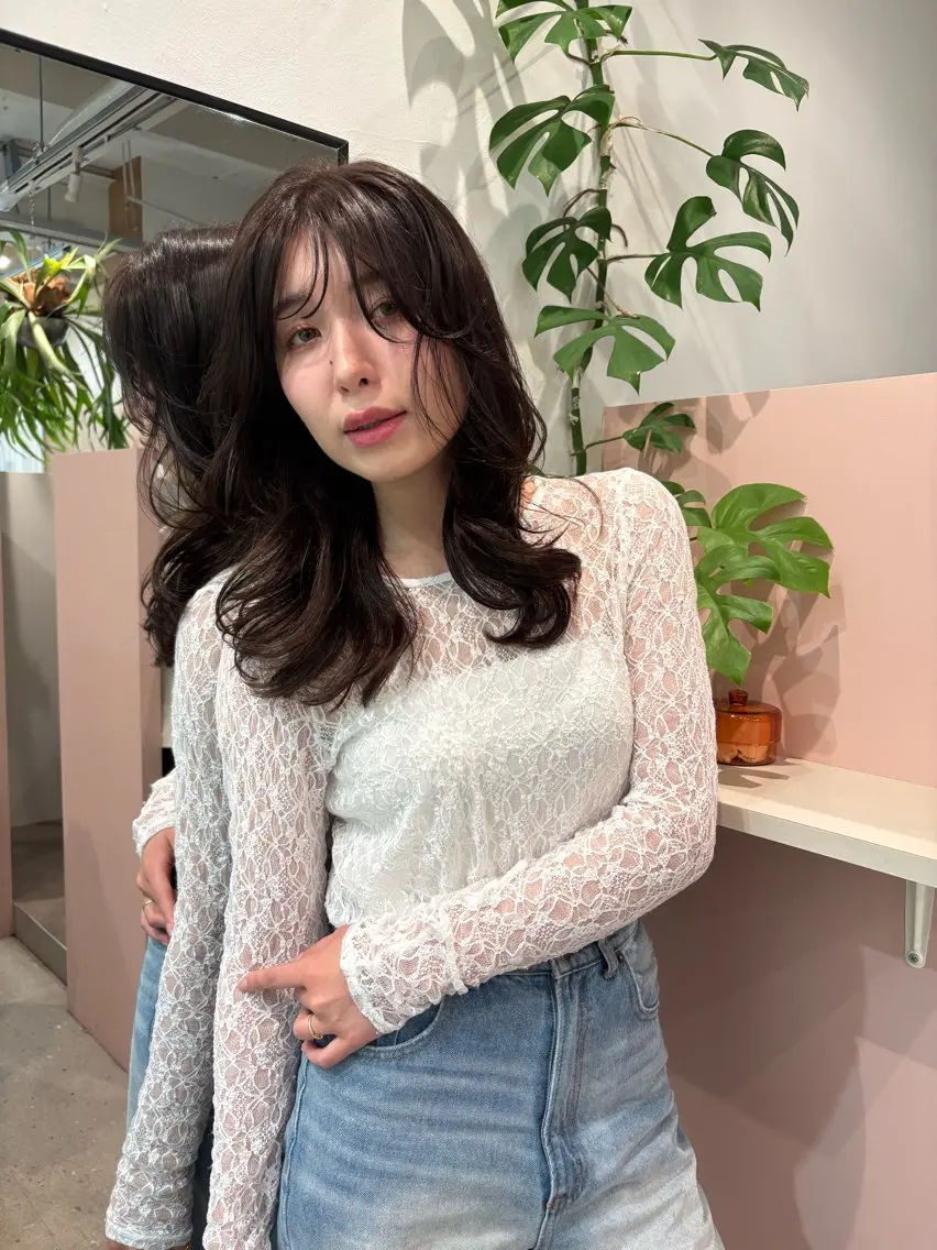 ロング 小西 瑞穂のヘアスタイル