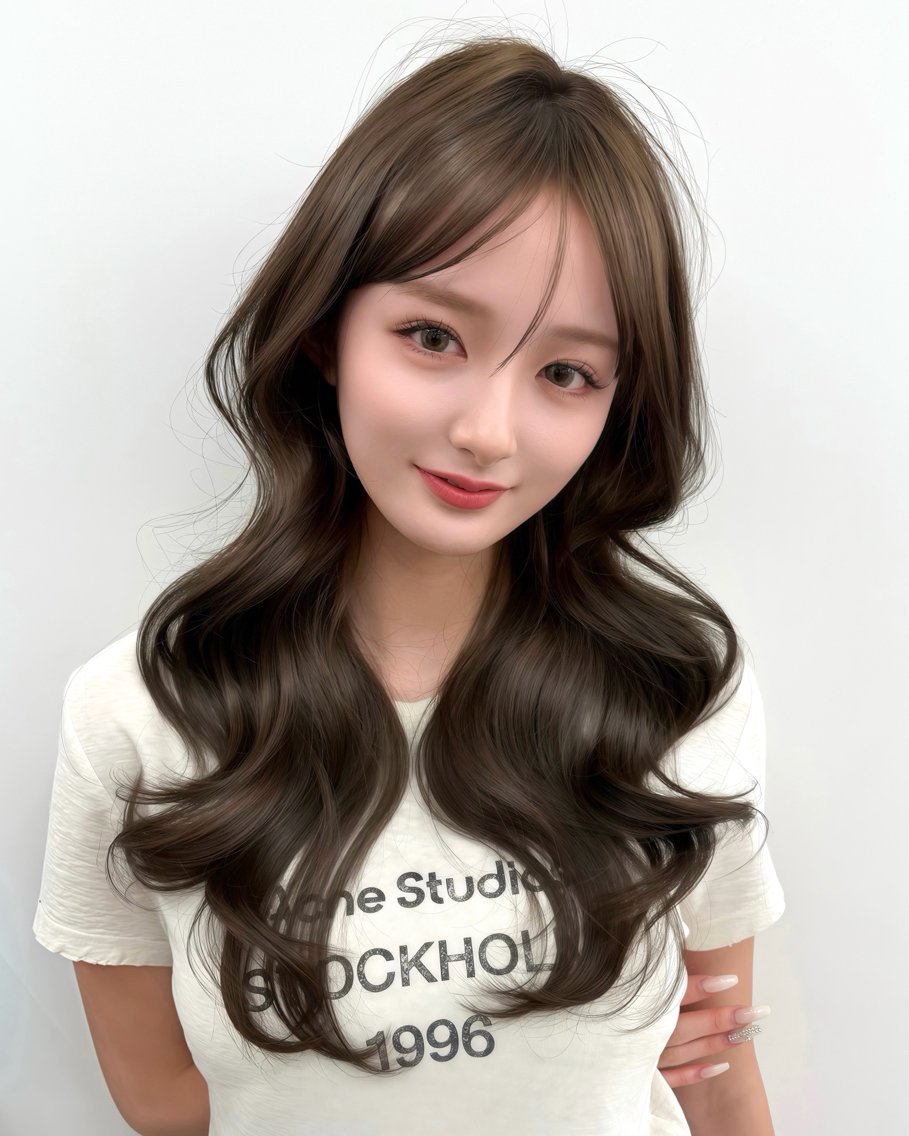 セミロング カット ヘアカラー トリートメント ヘッドスパ ヘアセット 前髪顔まわりカット 🌈中村海聖のヘアスタイル