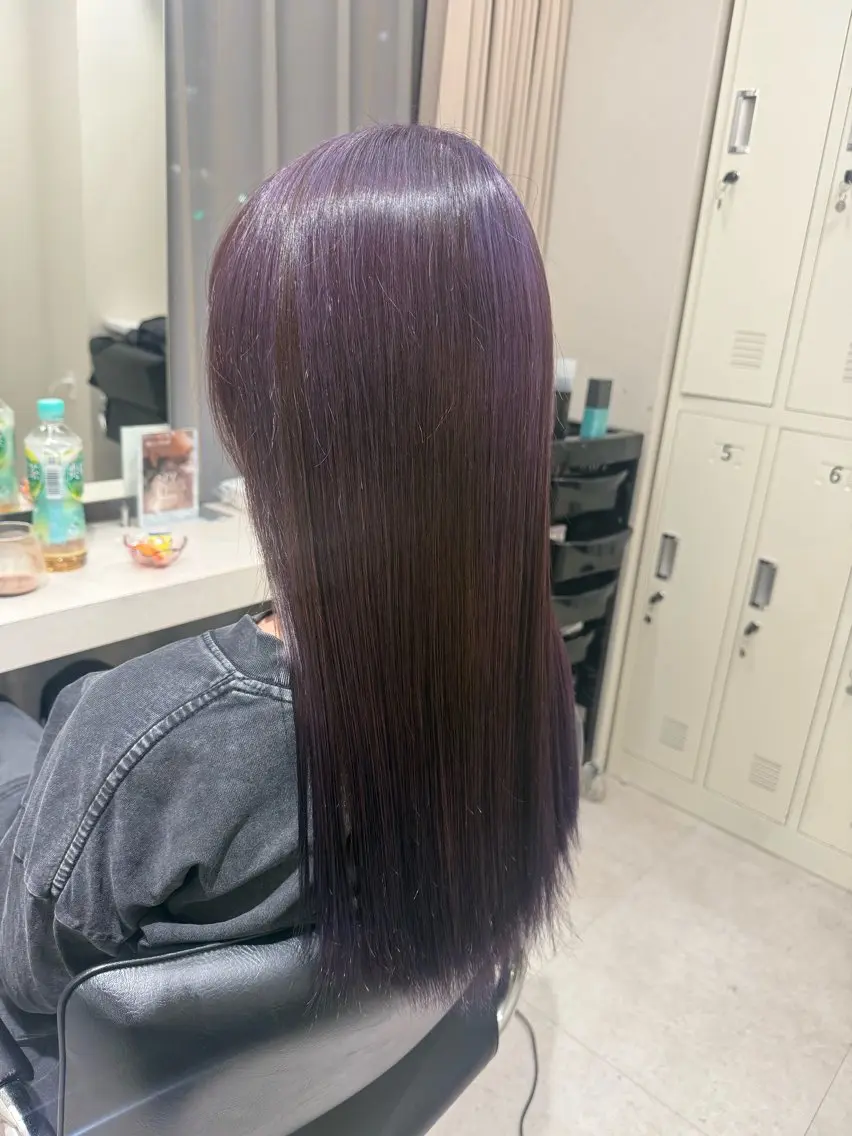 カラー ヘアカラー トリートメント haru 髪質改善サロンのヘアスタイル