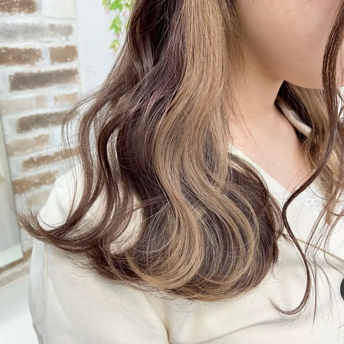 セミロング カット ヘアカラー トリートメント ronmuu 🎀꙳.*IZUMIのヘアスタイル