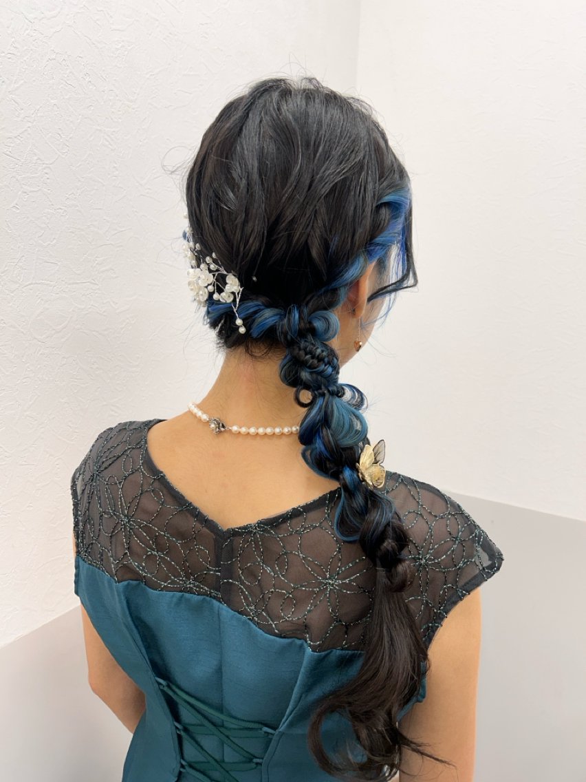 ロング ヘアアレンジ ヘアセット 薄田 珠美のヘアスタイル
