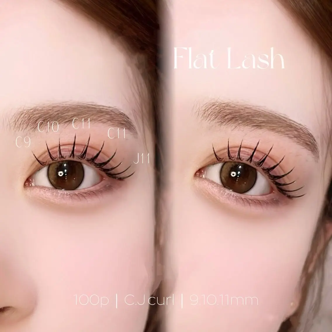 マツエク・マツパ バインドロック 束感まつ毛 フラットラッシュ ナチュラル パリジェンヌラッシュリフト YK Beauty Salonのマツエク・マツパデザイン