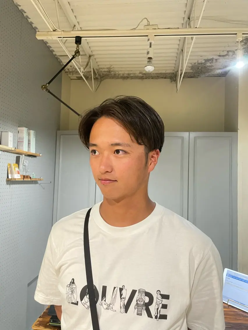 ショート メンズ ボブ カット トリートメント 🤩噂のMr.髪ポジ ティブ®️yu🤩のヘアスタイル