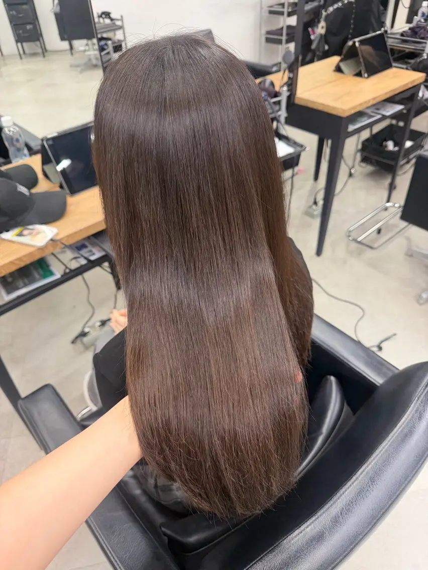 ロング ヘアカラー トリートメント KILLA ゆめか🦋のヘアスタイル