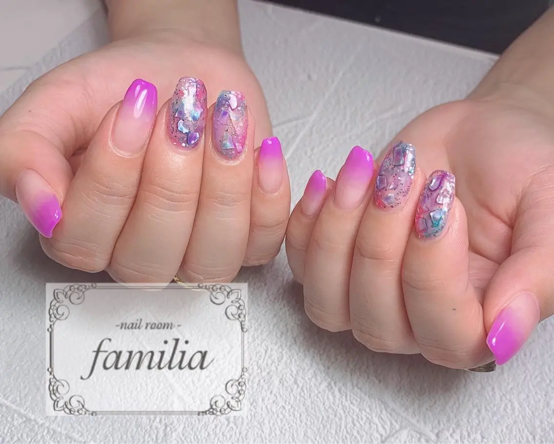 ネイル ハンドネイル -nailroom- familiaのネイルデザイン