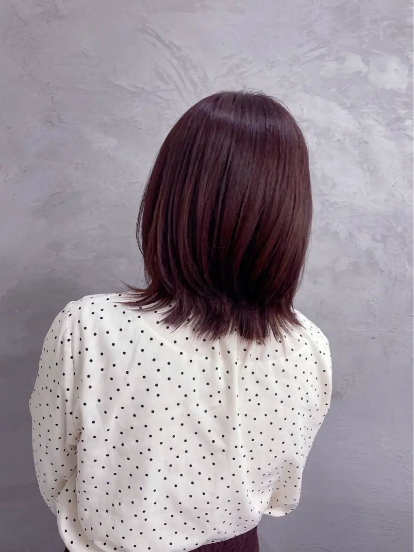 ミディアム ボブ くびれヘア コミヤマ ナツキ🪿のヘアスタイル