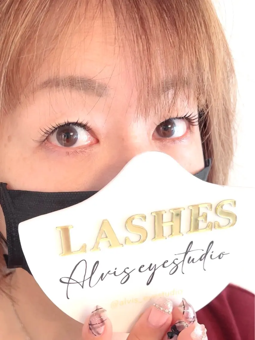 マツエク・マツパ フラットラッシュ マツエク Alviseye studio 清水のマツエク・マツパデザイン