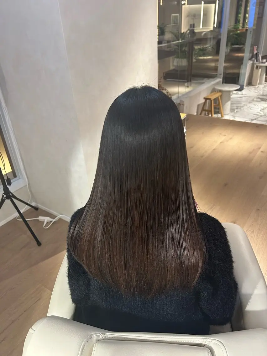 ロング パーマ ストレートパーマ Hotaru/梅田 /茶屋町のヘアスタイル