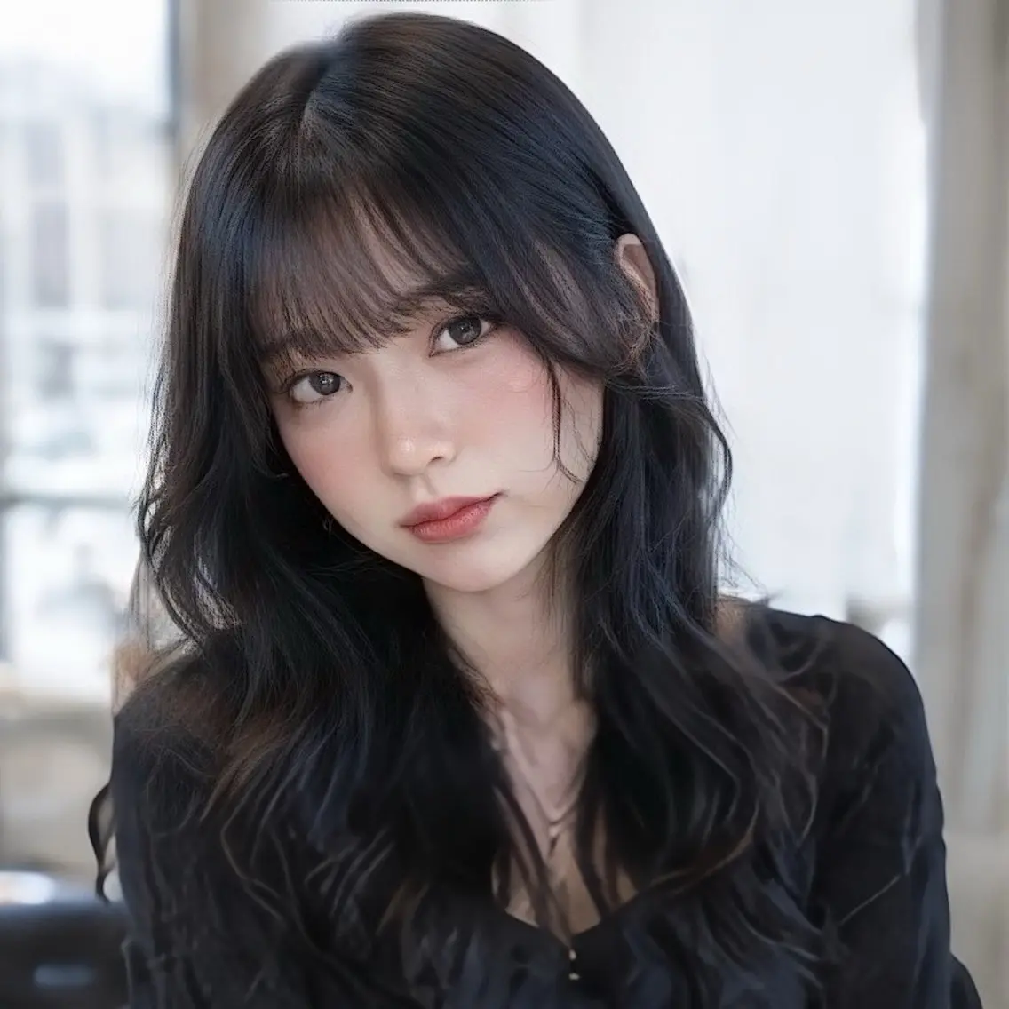 ロング カット 縮毛矯正/レイヤー/ 前髪カット/おばかんのヘアスタイル