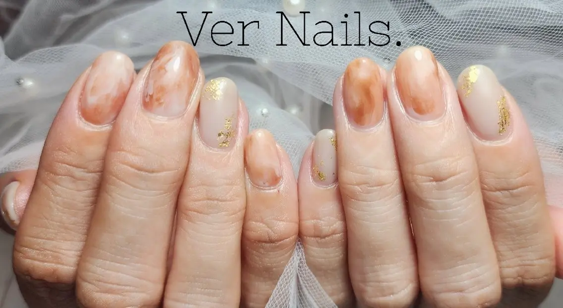 ネイル ブラウン ニュアンスネイル ハンドネイル Ver  Nails.のその他イメージ
