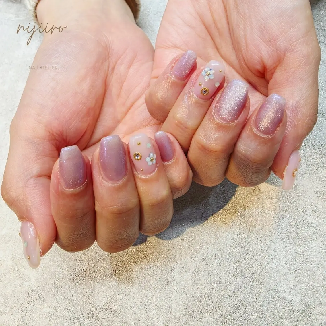 ネイル ハンドネイル nijiiro🌈 サトウのネイルデザイン