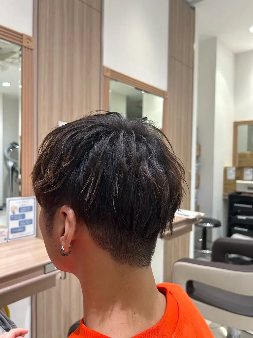 ショート メンズ 刈り上げ モデル募集中 松原京のヘアスタイル