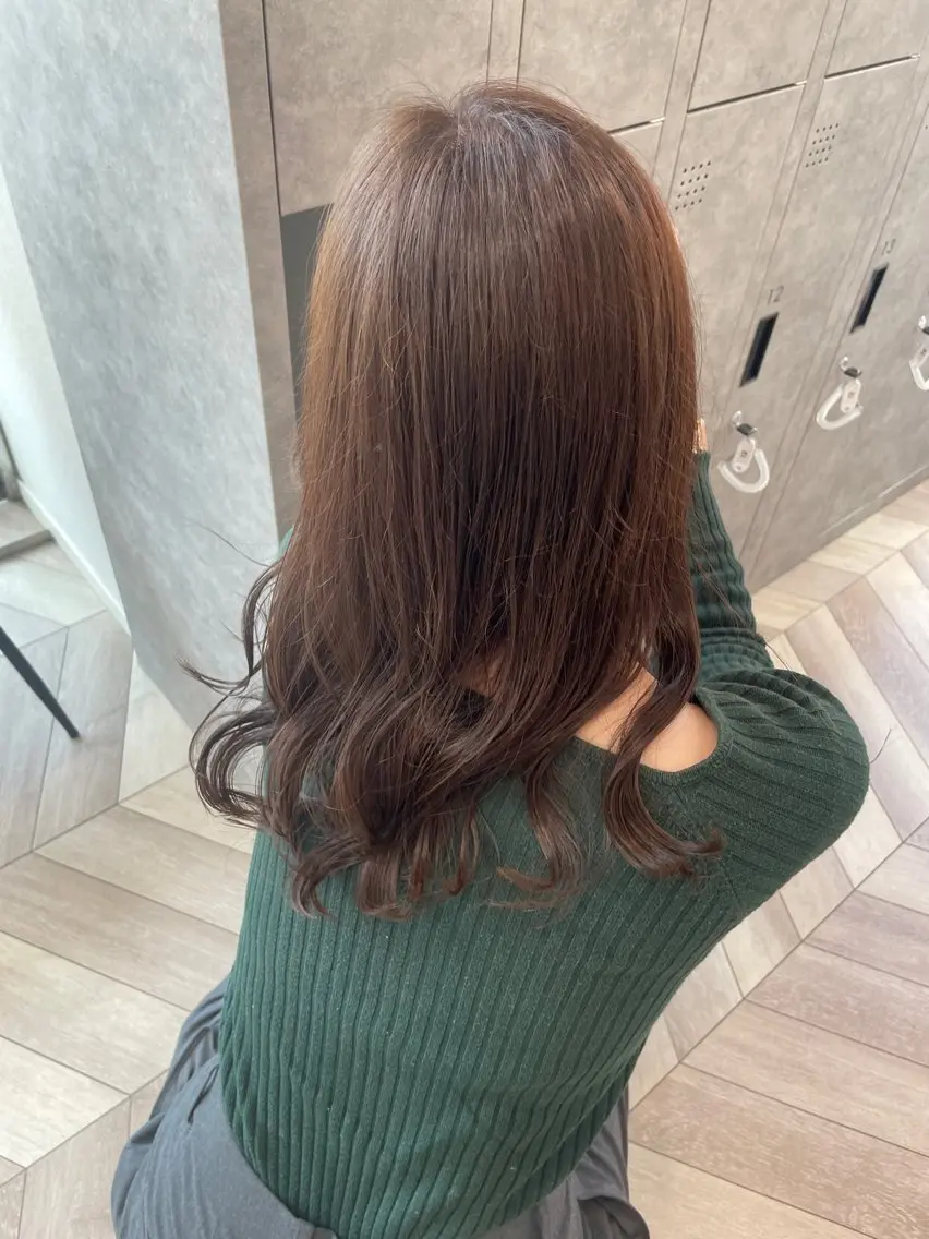 ロング カラー ヘアアレンジ ヘアカラー 吉原 雪乃のヘアスタイル