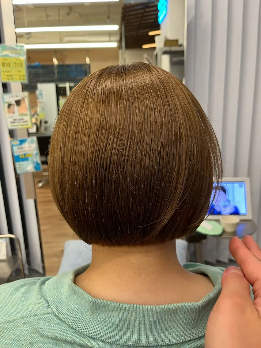 レディースショート~ボブ限定!+プチヘッドスパ🫧(シャンプーブロー込み)の写真