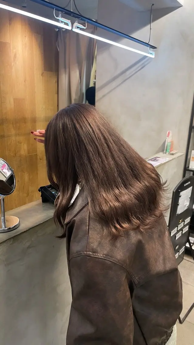 w color🩰ᩚ《ケアブリーチ＋ケアカラー》の写真