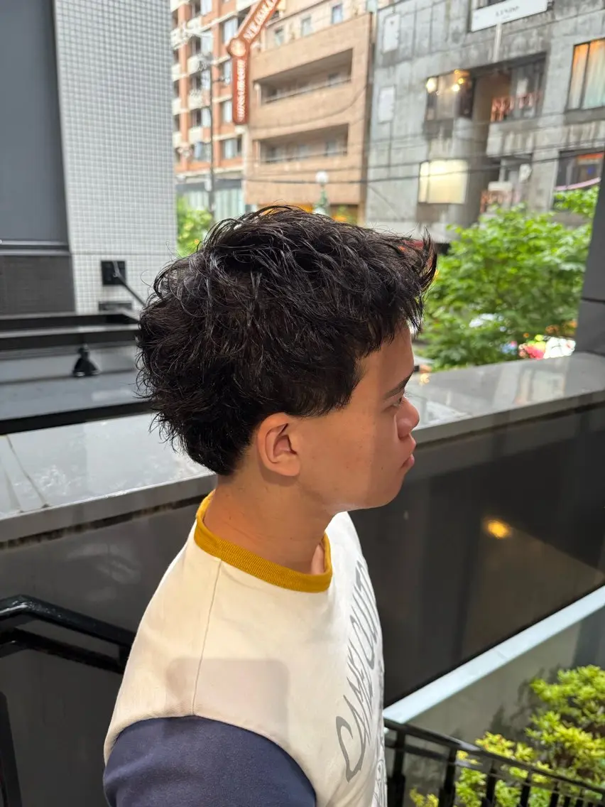 メンズ カット 河野 悠のヘアスタイル