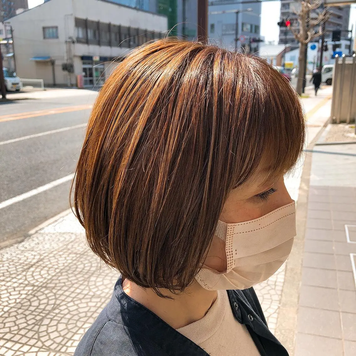 ショート ハイライト トリートメント カット ヘアカラー トリートメント Glanz hair 坂牛匠のヘアスタイル