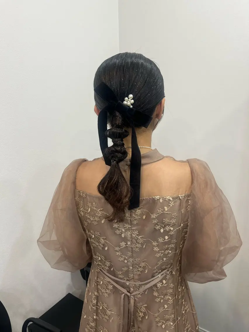 セミロング ヘアアレンジ 結婚式・ブライダル ヘアセット みゆう 🎀のその他イメージ